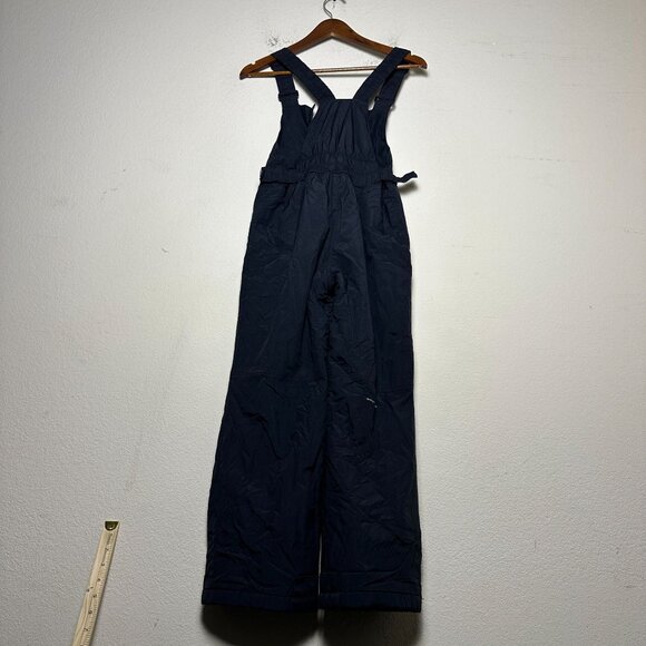 Columbia Ski Snow Bib Overalls Cargo Pant Boy M Omni-Shield Black Insulated Snow - Picture 9 of 12